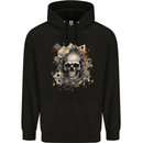A Poker Skull Playing Cards Childrens Kids Hoodie Black