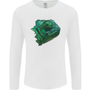 A Polygonal Chameleon Mens Long Sleeve T-Shirt White