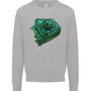 A Polygonal Chameleon Mens Sweatshirt Jumper Sports Grey