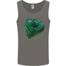 A Polygonal Chameleon Mens Vest Tank Top Charcoal