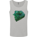 A Polygonal Chameleon Mens Vest Tank Top Sports Grey