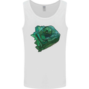 A Polygonal Chameleon Mens Vest Tank Top White