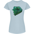 A Polygonal Chameleon Womens Petite Cut T-Shirt Light Blue