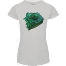 A Polygonal Chameleon Womens Petite Cut T-Shirt Sports Grey