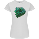A Polygonal Chameleon Womens Petite Cut T-Shirt White