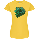 A Polygonal Chameleon Womens Petite Cut T-Shirt Yellow
