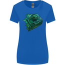 A Polygonal Chameleon Womens Wider Cut T-Shirt Royal Blue
