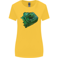 A Polygonal Chameleon Womens Wider Cut T-Shirt Yellow