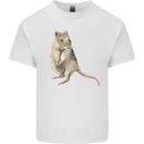 A Potoroo Mens Cotton T-Shirt Tee Top White