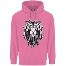 A Rasta Lion With Dreadlocks Jamaica Reggae Childrens Kids Hoodie Azalea