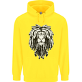 A Rasta Lion With Dreadlocks Jamaica Reggae Childrens Kids Hoodie Yellow