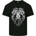 A Rasta Lion With Dreadlocks Jamaica Reggae Kids T-Shirt Childrens Black