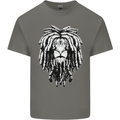 A Rasta Lion With Dreadlocks Jamaica Reggae Kids T-Shirt Childrens Charcoal