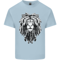 A Rasta Lion With Dreadlocks Jamaica Reggae Kids T-Shirt Childrens Light Blue