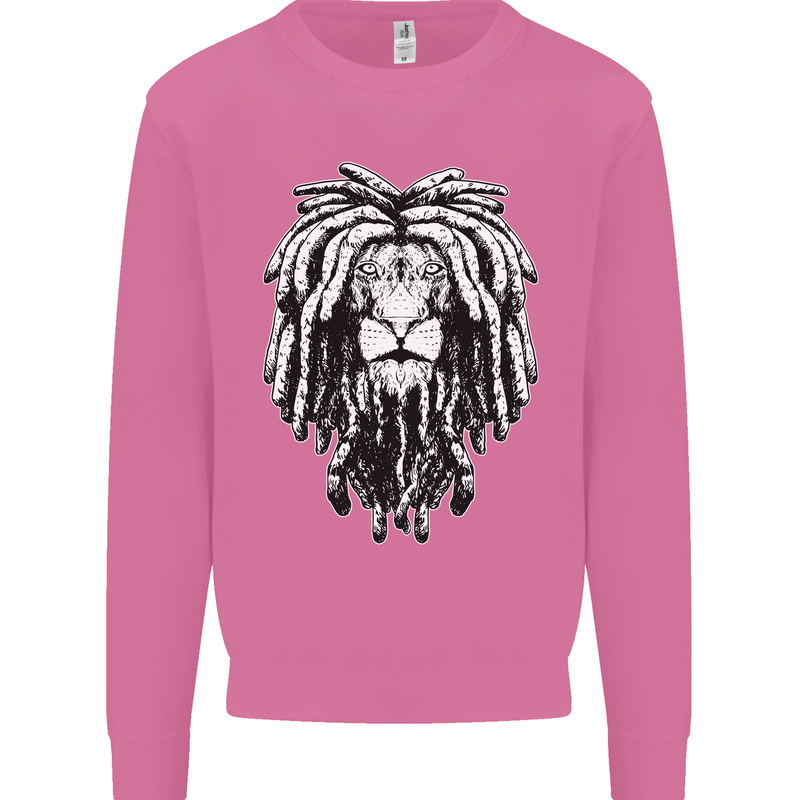 A Rasta Lion With Dreadlocks Jamaica Reggae Mens Sweatshirt Jumper Azalea