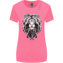 A Rasta Lion With Dreadlocks Jamaica Reggae Womens Wider Cut T-Shirt Azalea