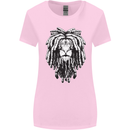 A Rasta Lion With Dreadlocks Jamaica Reggae Womens Wider Cut T-Shirt Light Pink