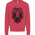 A Rasta Lion With Dreadlocks Jamaican Reggae Kids Sweatshirt Jumper Heliconia