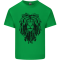 A Rasta Lion With Dreadlocks Jamaican Reggae Kids T-Shirt Childrens Irish Green