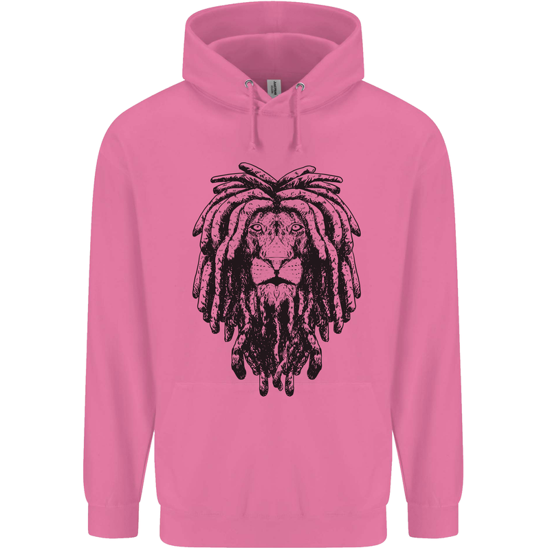 A Rasta Lion With Dreadlocks Jamaican Reggae Mens 80% Cotton Hoodie Azelea