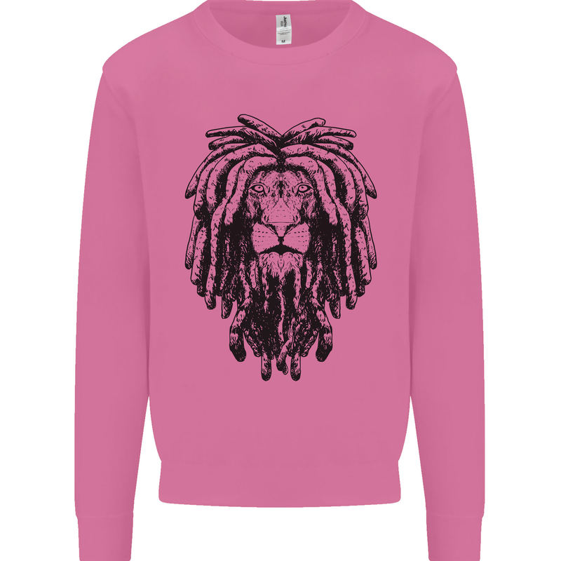 A Rasta Lion With Dreadlocks Jamaican Reggae Mens Sweatshirt Jumper Azalea