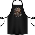 A Realistic Viking Warrior Cotton Apron 100% Organic Black