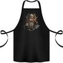 A Realistic Viking Warrior Cotton Apron 100% Organic Black