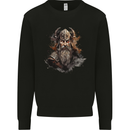 A Realistic Viking Warrior Mens Sweatshirt Jumper Black