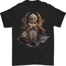 A Realistic Viking Warrior Mens T-Shirt 100% Cotton BLACK