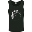 A Red Panda on the Moon Mens Vest Tank Top Black