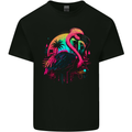 A Retro Flamingo Kids T-Shirt Childrens Black