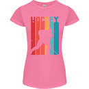 A Retro Ice Hockey Player Womens Petite Cut T-Shirt Azalea