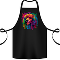 A Retro Poodle Dog Cotton Apron 100% Organic Black