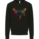 A Retrowave Bee Kids Sweatshirt Jumper Black