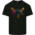 A Retrowave Bee Kids T-Shirt Childrens Black