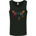 A Retrowave Bee Mens Vest Tank Top Black