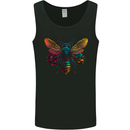 A Retrowave Bee Mens Vest Tank Top Black