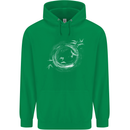 A Ring of Birds Birdwatching Birdwatcher Birding Childrens Kids Hoodie Irish Green