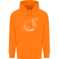 A Ring of Birds Birdwatching Birdwatcher Birding Childrens Kids Hoodie Orange