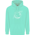 A Ring of Birds Birdwatching Birdwatcher Birding Childrens Kids Hoodie Peppermint