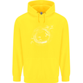 A Ring of Birds Birdwatching Birdwatcher Birding Childrens Kids Hoodie Yellow