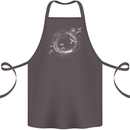 A Ring of Birds Birdwatching Birdwatcher Birding Cotton Apron 100% Organic Dark Grey