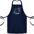 A Ring of Birds Birdwatching Birdwatcher Birding Cotton Apron 100% Organic Navy Blue