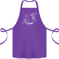 A Ring of Birds Birdwatching Birdwatcher Birding Cotton Apron 100% Organic Purple