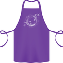 A Ring of Birds Birdwatching Birdwatcher Birding Cotton Apron 100% Organic Purple