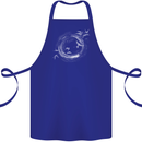A Ring of Birds Birdwatching Birdwatcher Birding Cotton Apron 100% Organic Royal Blue
