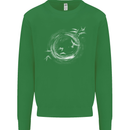 A Ring of Birds Birdwatching Birdwatcher Birding Kids Sweatshirt Jumper Irish Green