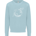 A Ring of Birds Birdwatching Birdwatcher Birding Kids Sweatshirt Jumper Light Blue
