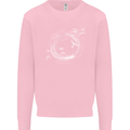 A Ring of Birds Birdwatching Birdwatcher Birding Kids Sweatshirt Jumper Light Pink