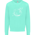 A Ring of Birds Birdwatching Birdwatcher Birding Kids Sweatshirt Jumper Peppermint